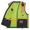 Glowear By Ergodyne Hi Vis Safety Vest, Lime, S/M 8251HDZBK